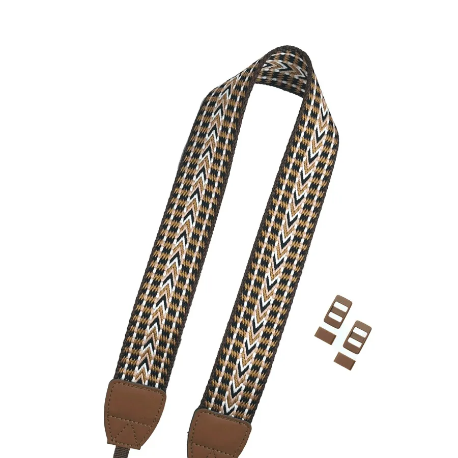 Bohemian Brown Pattern Camera Strap Woven Polyester Neck and Shoulder Strap with Leather Ends, 52.8×1.5 in Adjustable Vintage C
Bohemian Brown Pattern Camera Strap Woven Polyester Neck and Shoulder Strap with Leather Ends, 52.8×1.5 in Adjustable Vintage C