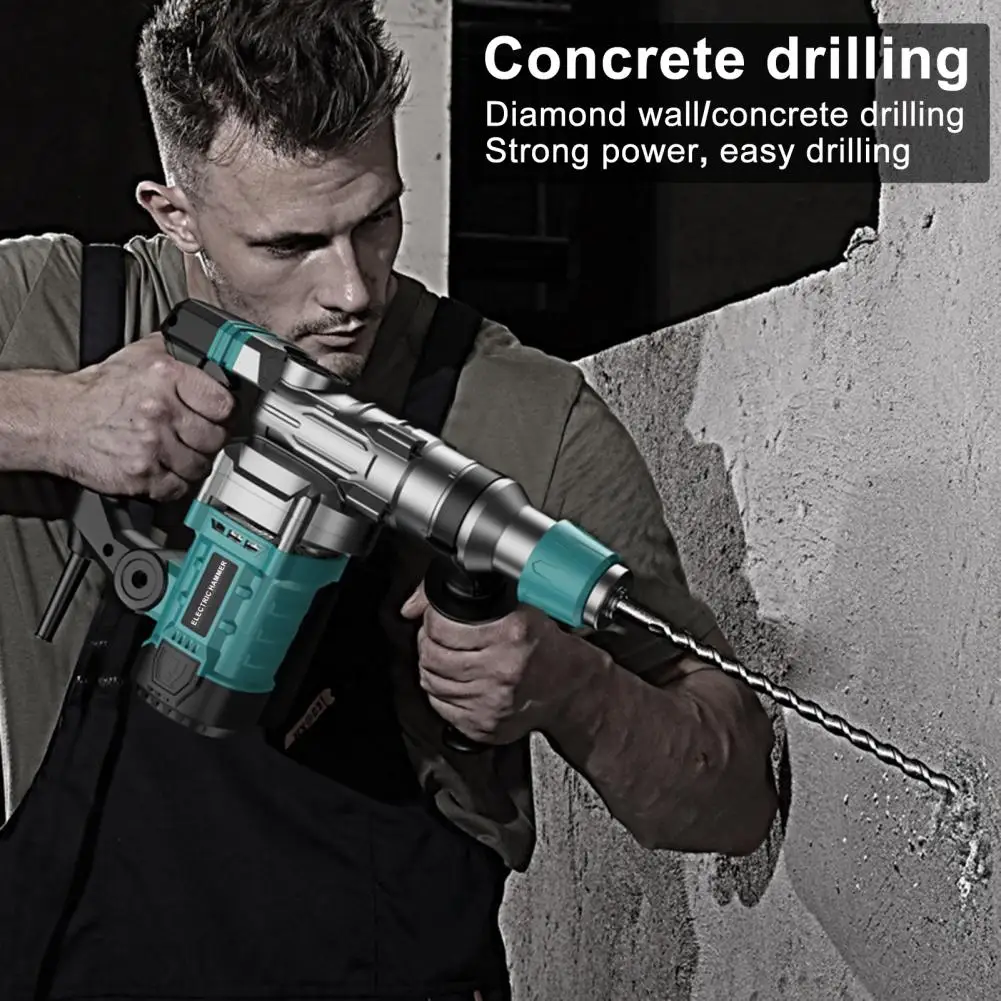 3in1 Hammer Drill,1-1/4 Inch 13 Amp Heavy Duty Rotary Hammer Drill with Safety Clutch,4 Functions and Variable Speed, Drill Bits
3in1 Hammer Drill,1-1/4 Inch 13 Amp Heavy Duty Rotary Hammer Drill with Safety Clutch,4 Functions and Variable Speed, Drill Bits