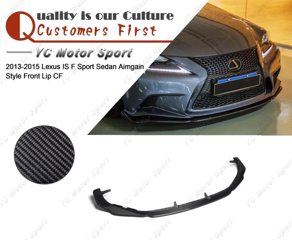 Car Accessories Carbon Fiber AG Style Front Lip Fit For 2013-2015 Lexus IS F Sport Sedan Front Bumper Lower Splitter
Car Accessories Carbon Fiber AG Style Front Lip Fit For 2013-2015 Lexus IS F Sport Sedan Front Bumper Lower Splitter