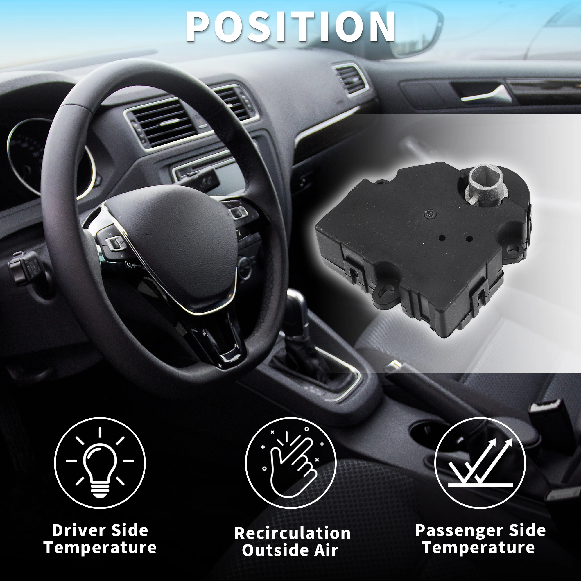 UXCELL 2 шт. No 52473356 Привод двери смешивания нагревателя HVAC для Cadillac Escalade EXT 2002
UXCELL 2 шт. No 52473356 Привод двери смешивания нагревателя HVAC для Cadillac Escalade EXT 2002