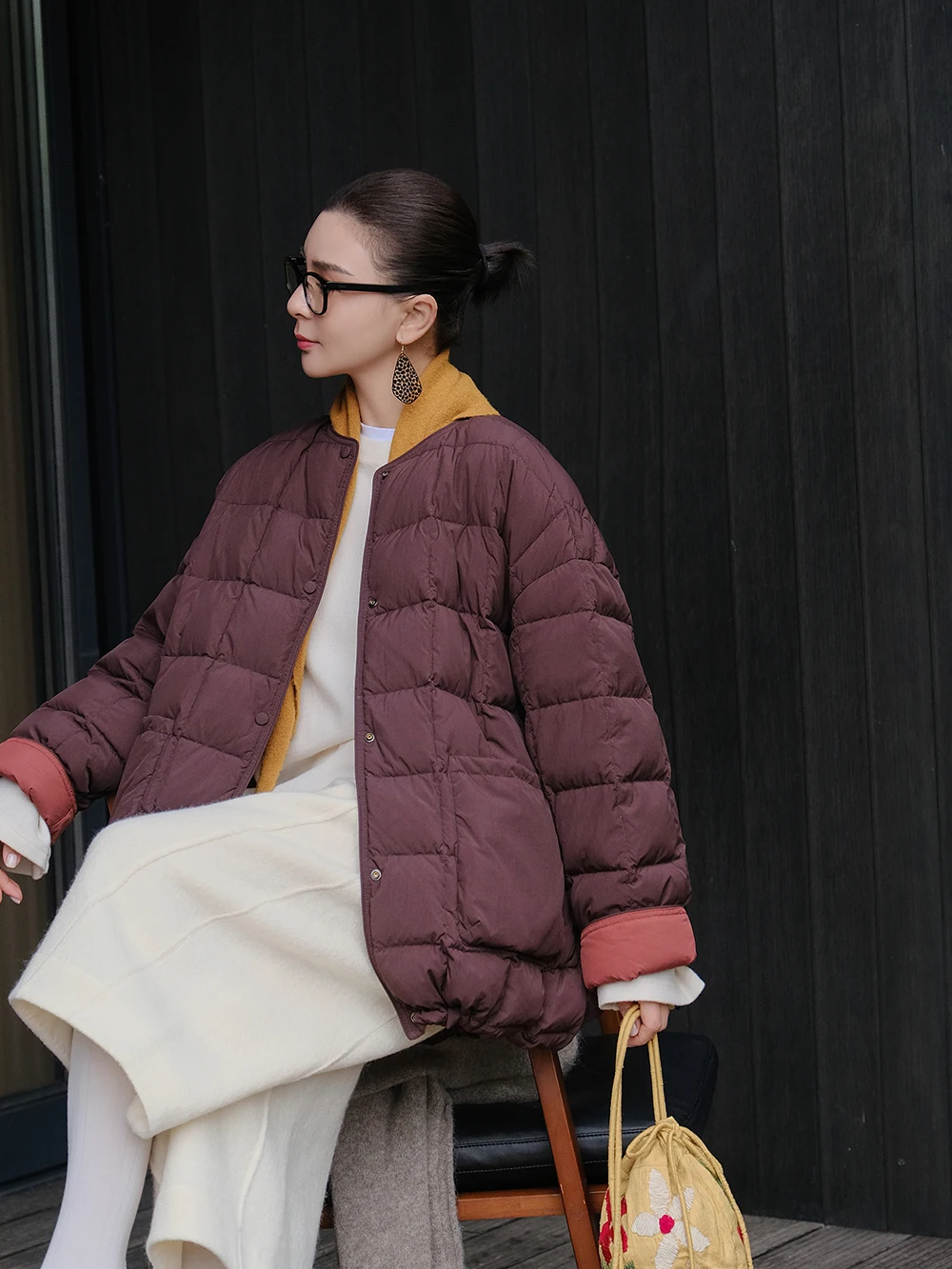 90 White Goose down Jaet Double Color Colion Thiened Waterproof Long Mid-Length down Coat Outerwear Nylon Fabric
90 White Goose down Jaet Double Color Colion Thiened Waterproof Long Mid-Length down Coat Outerwear Nylon Fabric