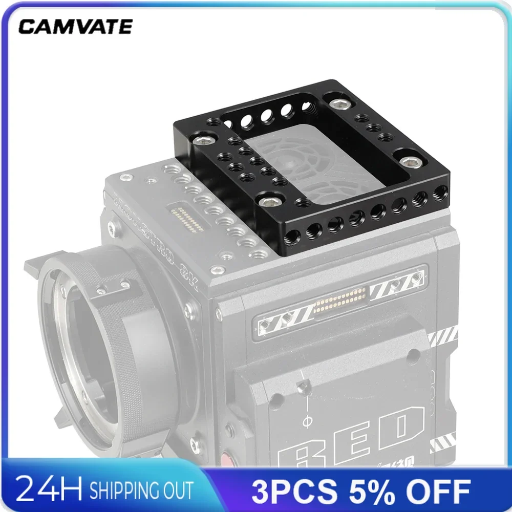 Верхняя Сырная пластина CAMVATE из алюминиевого сплава с 1/4 "-20" и 3/8 "-16 крепежных отверстий, предназначенных для красной цифровой кинокамеры DSMC2
Верхняя Сырная пластина CAMVATE из алюминиевого сплава с 1/4 "-20" и 3/8 "-16 крепежных отверстий, предназначенных для красной цифровой кинокамеры DSMC2