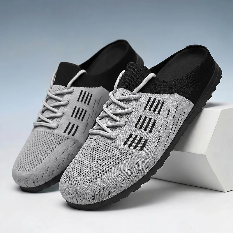 Summer Men's Half Slippers Trendy New Casual Shoe Light Walking Flats for Men Non Slip Sneaker Hot Sale Man Shoes Zapatos Hombre
Summer Men's Half Slippers Trendy New Casual Shoe Light Walking Flats for Men Non Slip Sneaker Hot Sale Man Shoes Zapatos Hombre