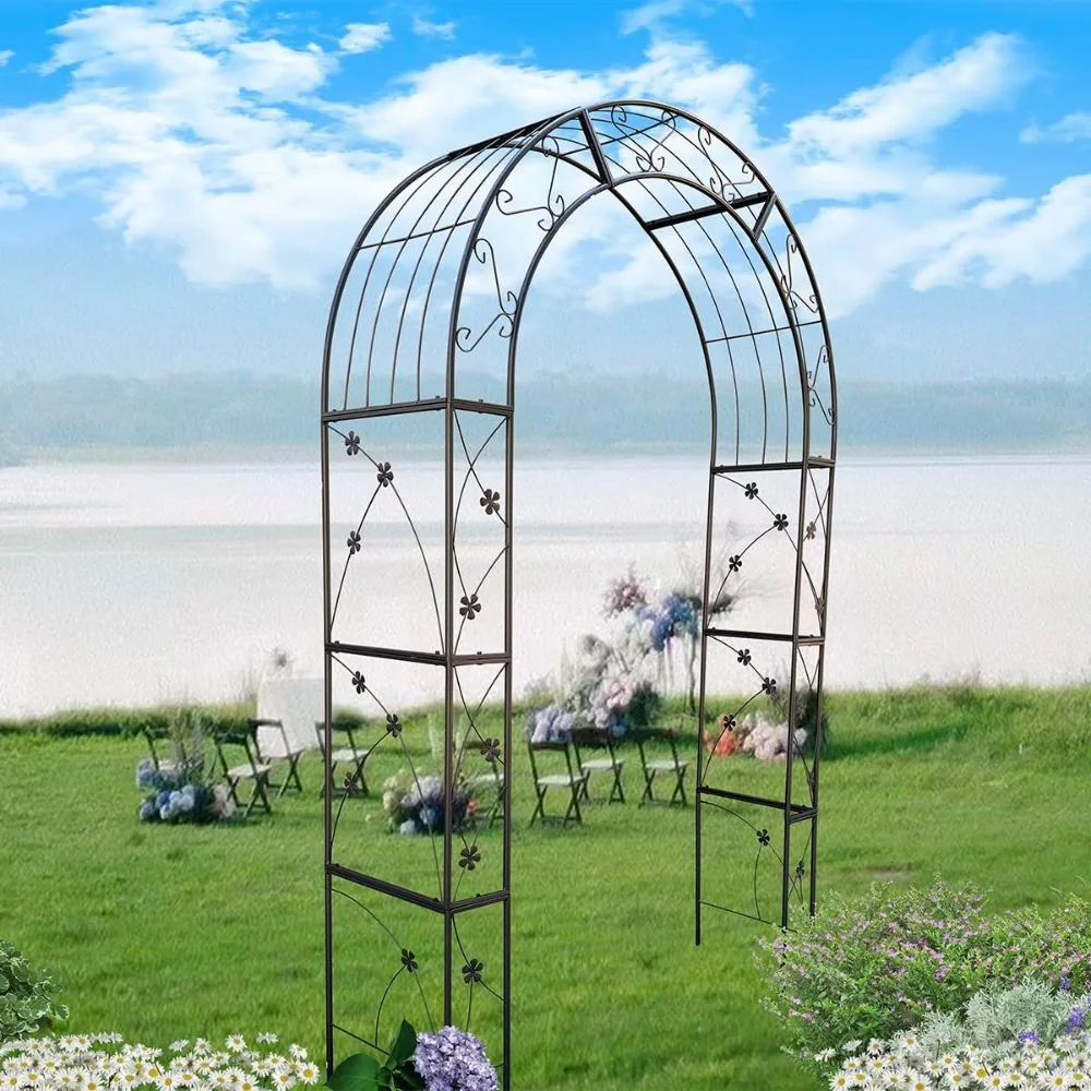 Metal Garden Arch, Garden Arch Trellis for Climbing Plants Outdoor, Garden Arbor for Weddings Party Events Decoration, 58" L X 1
Metal Garden Arch, Garden Arch Trellis for Climbing Plants Outdoor, Garden Arbor for Weddings Party Events Decoration, 58" L X 1