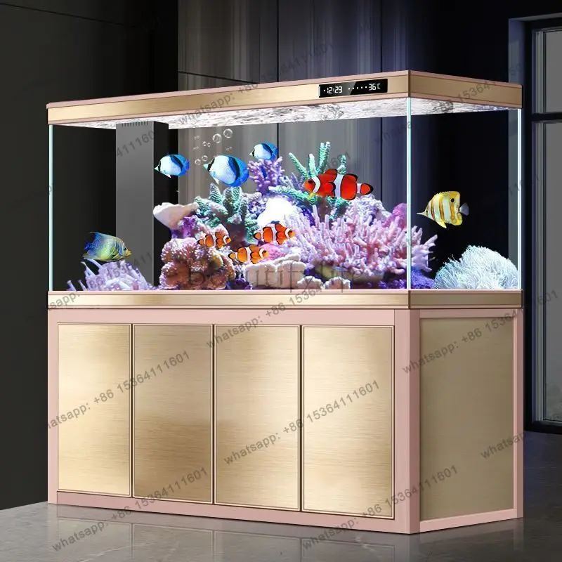 Living room ultra-white glass screen bottom filter air floor ecological no-change aquarium box high-end arowana tank
Living room ultra-white glass screen bottom filter air floor ecological no-change aquarium box high-end arowana tank