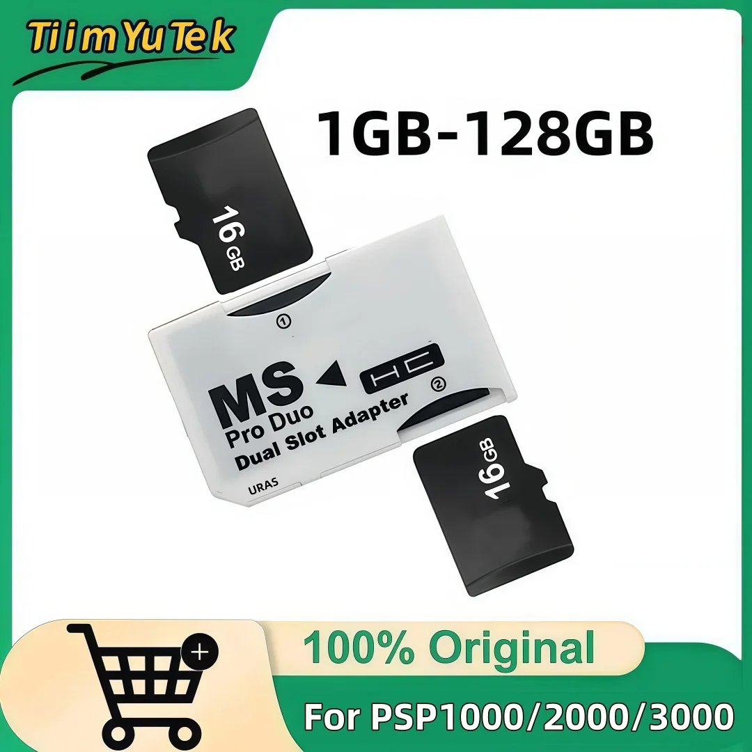 High Speed!!! Memory Stick MS Pro Duo Adapter Dual Slot with TF Card 128GB 64GB 32GB Memory Card For PSP1000/2000/3000
High Speed!!! Memory Stick MS Pro Duo Adapter Dual Slot with TF Card 128GB 64GB 32GB Memory Card For PSP1000/2000/3000