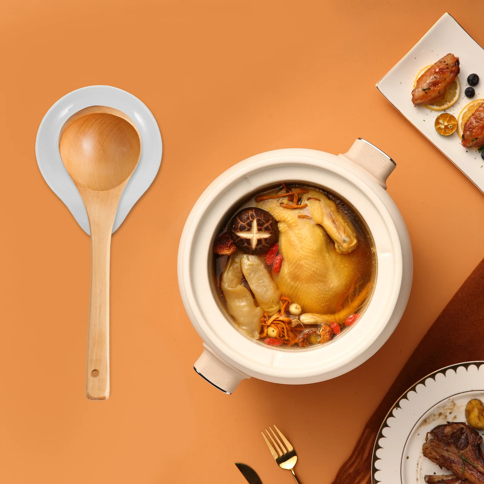 Ceramic Spoon Rest for Stove Top Kitchen Utensil Holder Spatula Ladle Rest Farmhouse Style Countertop Organizer Cooking Gadgets
Ceramic Spoon Rest for Stove Top Kitchen Utensil Holder Spatula Ladle Rest Farmhouse Style Countertop Organizer Cooking Gadgets