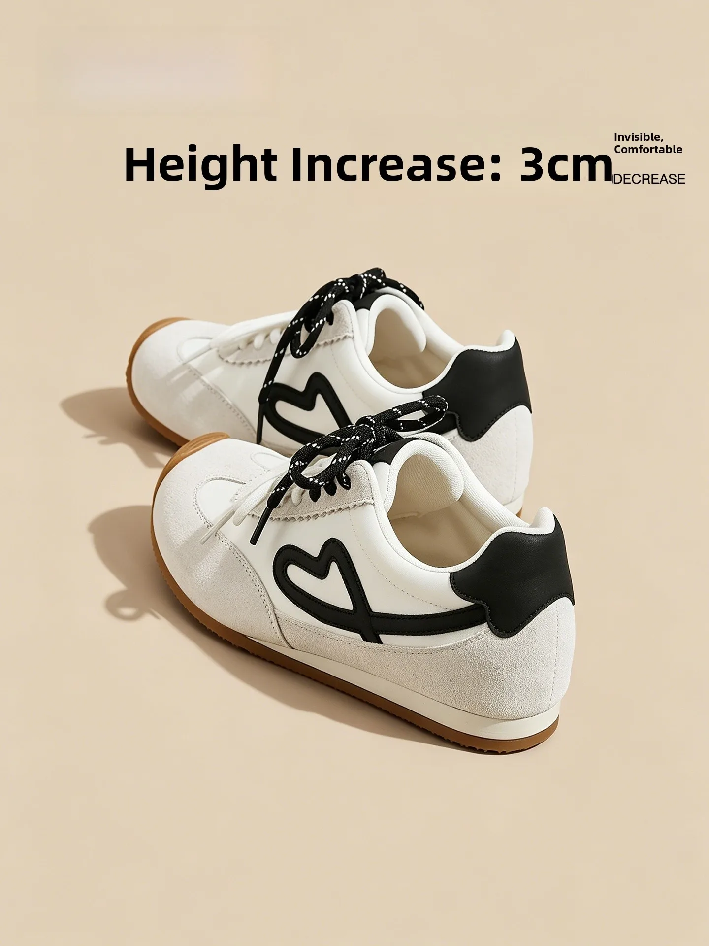 Women's Dequn Shoes 2026 New Summer Increase Height Sports Agan Shoes Versatile White Sneakers Ballet Style Casual Fashion
Women's Dequn Shoes 2026 New Summer Increase Height Sports Agan Shoes Versatile White Sneakers Ballet Style Casual Fashion