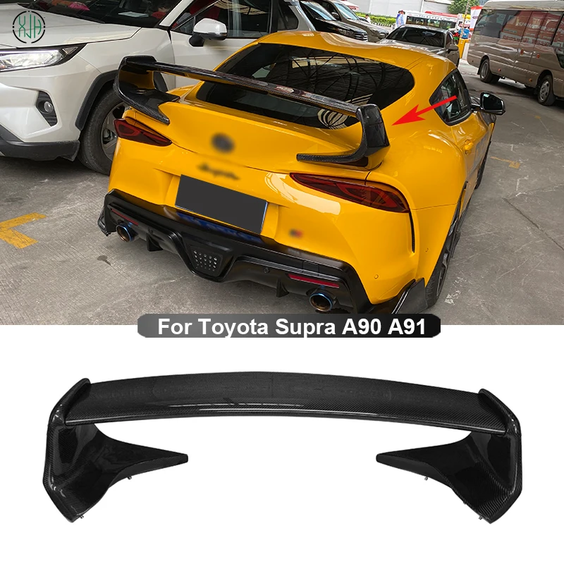 For Toyota Supra GR A90 A91 MK5 2019+ Carbon Fiber Car Rear Trunk Spoiler Rear Wing Tail Wing Parts ST Style Upgrade Body ki
For Toyota Supra GR A90 A91 MK5 2019+ Carbon Fiber Car Rear Trunk Spoiler Rear Wing Tail Wing Parts ST Style Upgrade Body ki