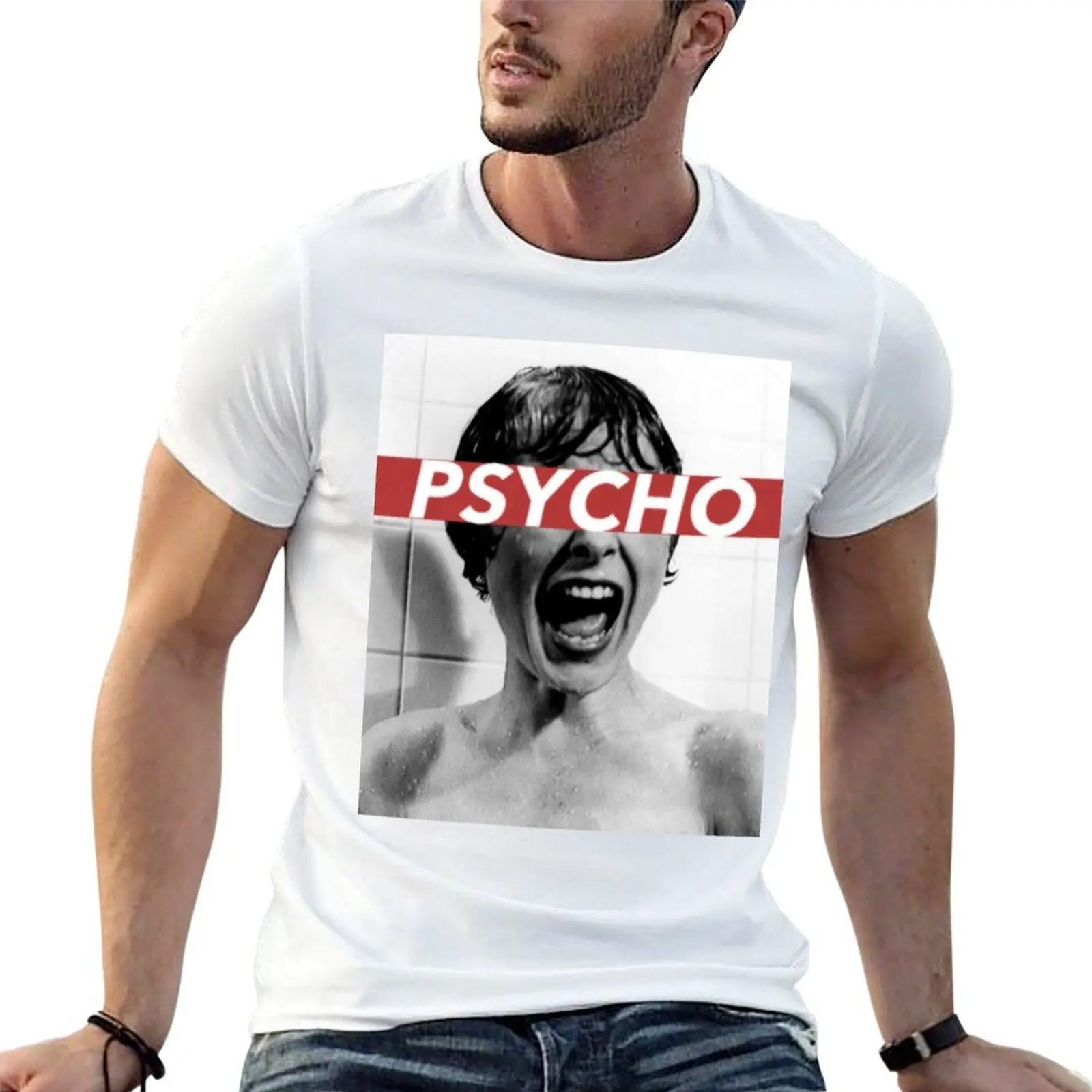 PSYCHO T-Shirt man graphic t shirt t shirt man designer t shirts for man cotton funny T-shirt
PSYCHO T-Shirt man graphic t shirt t shirt man designer t shirts for man cotton funny T-shirt