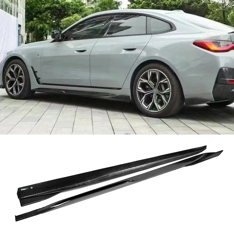 Для Bmw G26 425i 430i 4 серии i4 сухие боковые юбки из углеродного волокна, спойлер, комплект кузова автомобиля 
Для Bmw G26 425i 430i 4 серии i4 сухие боковые юбки из углеродного волокна, спойлер, комплект кузова автомобиля