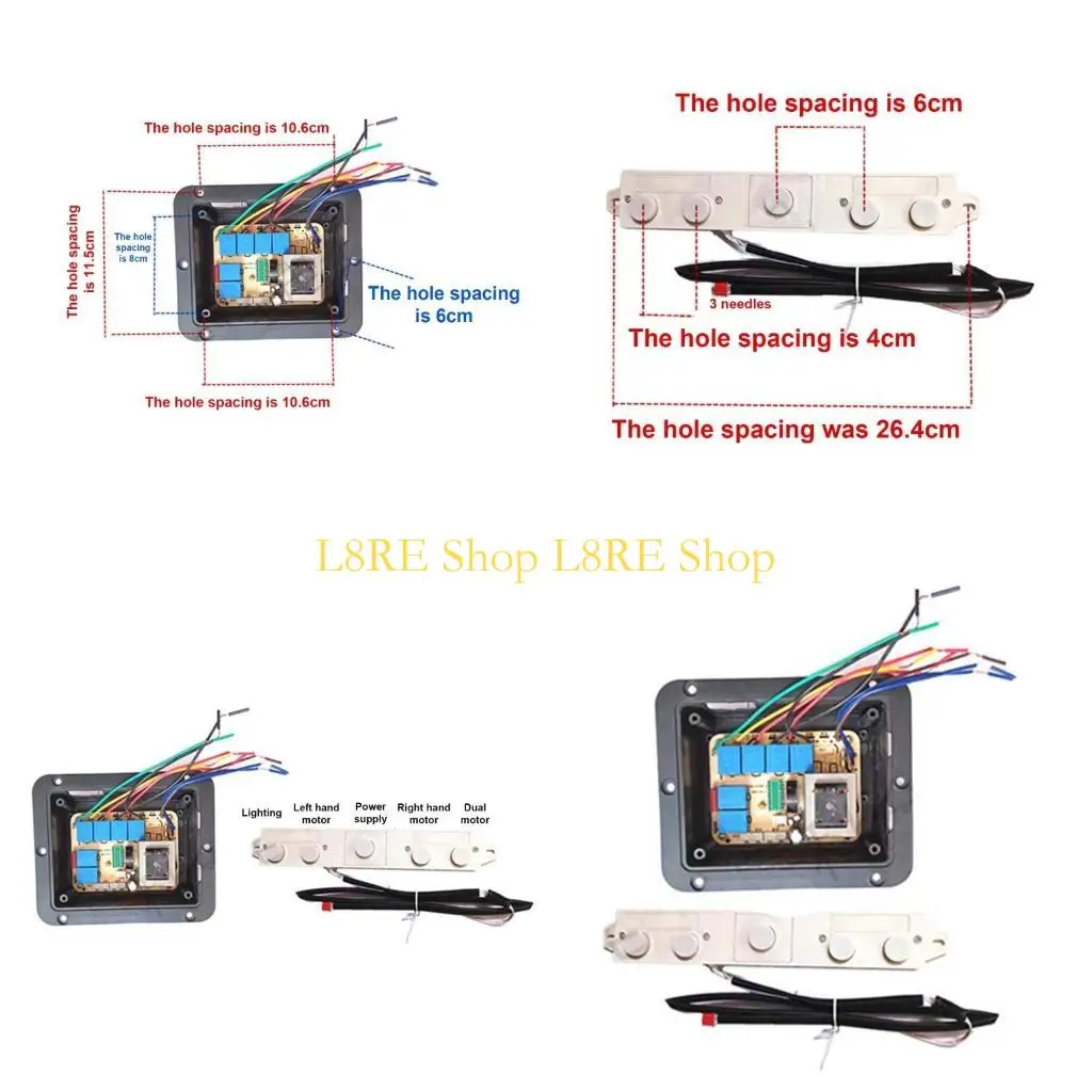 L8RE Professional Double Motor Hood Circuit Board Set Alternating Current Lifting Switch Board Hood Component
L8RE Professional Double Motor Hood Circuit Board Set Alternating Current Lifting Switch Board Hood Component