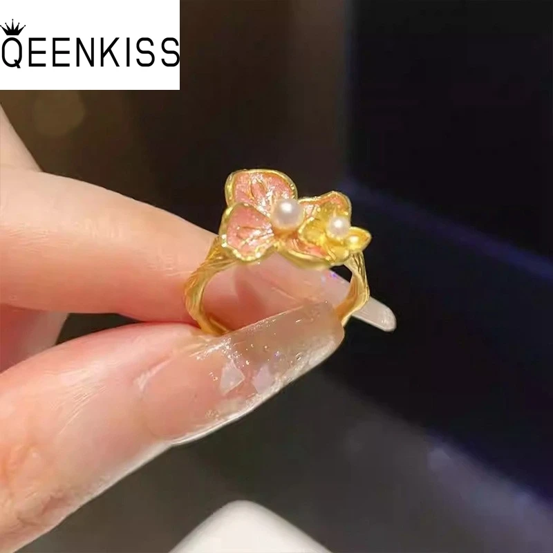 QEENKISS Gold Flower Open Rings For Women Female Wedding Party Birthday Christmas Bride Mother Girlfriend Ladies Gifts RG5227
QEENKISS Gold Flower Open Rings For Women Female Wedding Party Birthday Christmas Bride Mother Girlfriend Ladies Gifts RG5227