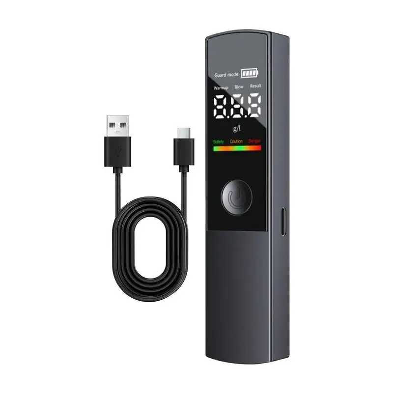 Breathalyzers For Alcohol Portable Alcohol Breath Analyzer USB Rechargeable Contactless Instruments High-Definition Display
Breathalyzers For Alcohol Portable Alcohol Breath Analyzer USB Rechargeable Contactless Instruments High-Definition Display