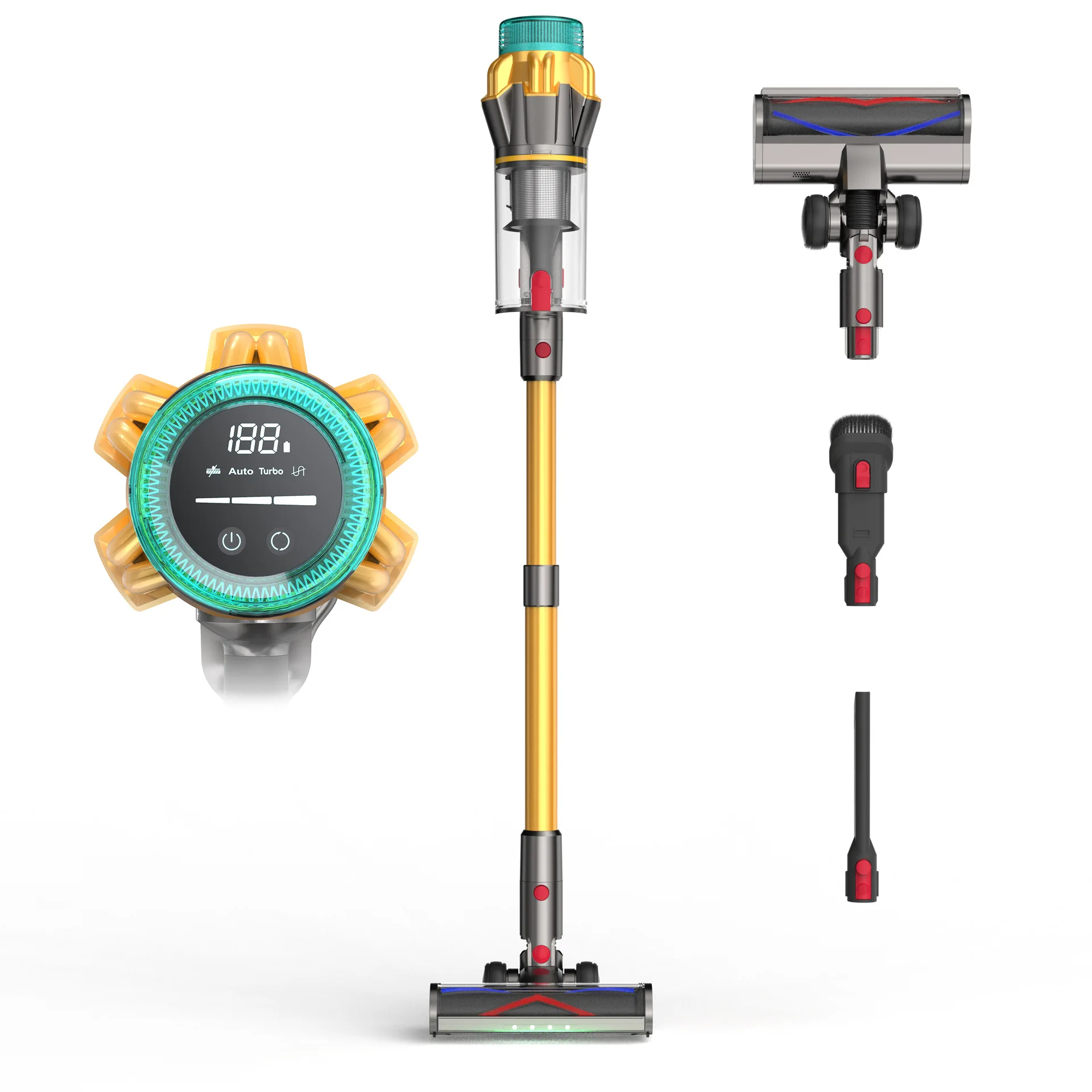 Handheld Lightweight Cyclone Bagless Electric Rechargeable Cordless Vacuum Cleaner LED Light Foldable Design Hotel Home Dust
Handheld Lightweight Cyclone Bagless Electric Rechargeable Cordless Vacuum Cleaner LED Light Foldable Design Hotel Home Dust