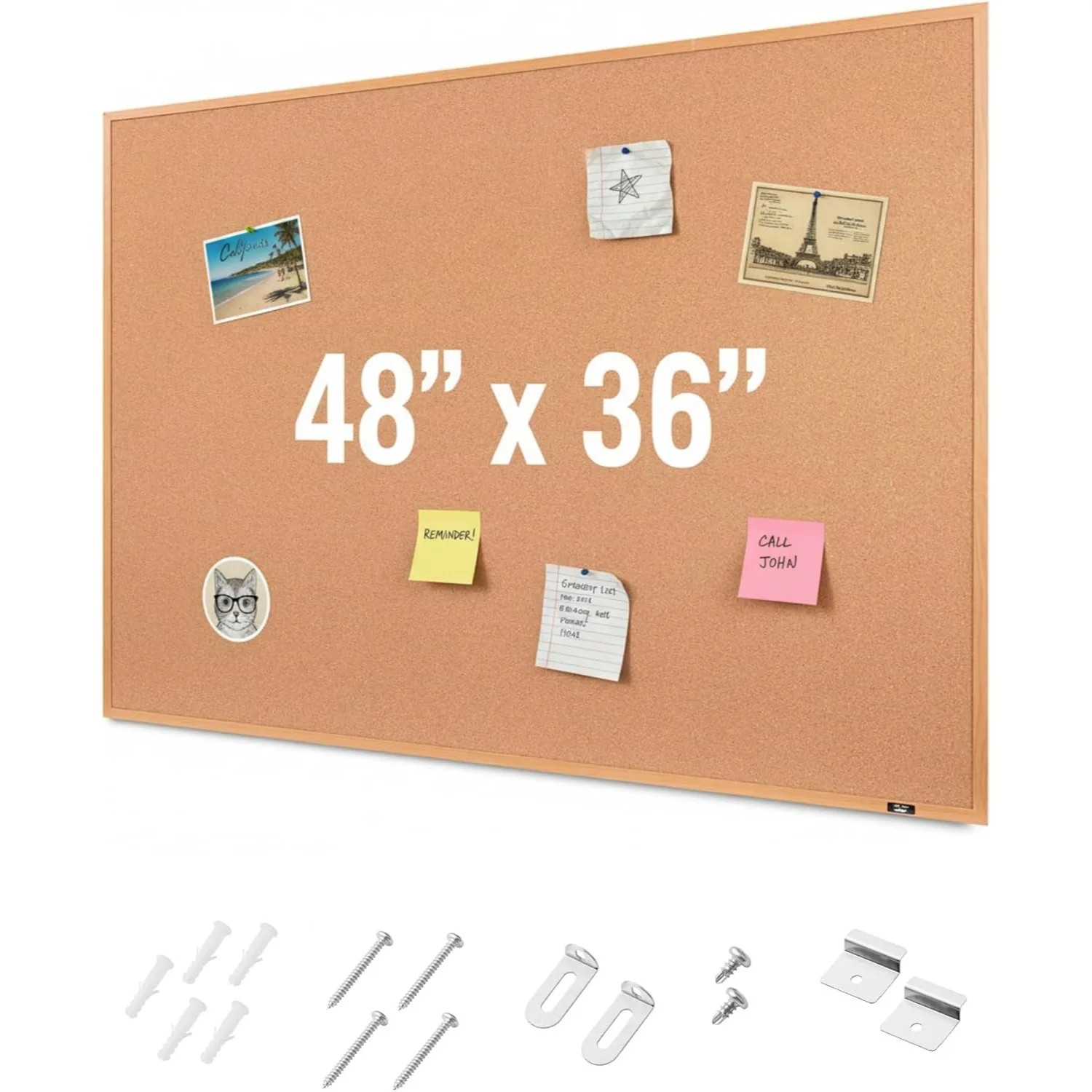 Cork Notice Board 48x36 Inches, Large Bulletin Board for Walls, Framed Corkboard with Self-Healing Surface, Perfect for Office &
Cork Notice Board 48x36 Inches, Large Bulletin Board for Walls, Framed Corkboard with Self-Healing Surface, Perfect for Office &
