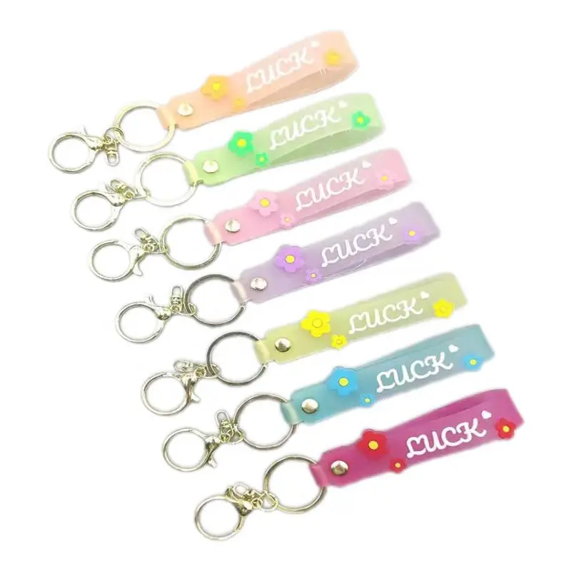 Cartoon Flowers Keychain Plant Pendant Keychain Sweet PVC Keychains Women Car Keyring Girl Birthday Gift 10pcs new design
Cartoon Flowers Keychain Plant Pendant Keychain Sweet PVC Keychains Women Car Keyring Girl Birthday Gift 10pcs new design