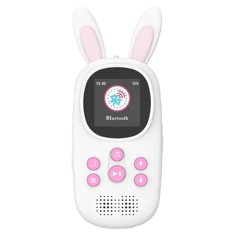 32GB Music MP3 Player For Kids, Cute Bunny Kids Music MP3 Player With BT, MP3 & MP4 Players With Speaker-A36G
32GB Music MP3 Player For Kids, Cute Bunny Kids Music MP3 Player With BT, MP3 & MP4 Players With Speaker-A36G