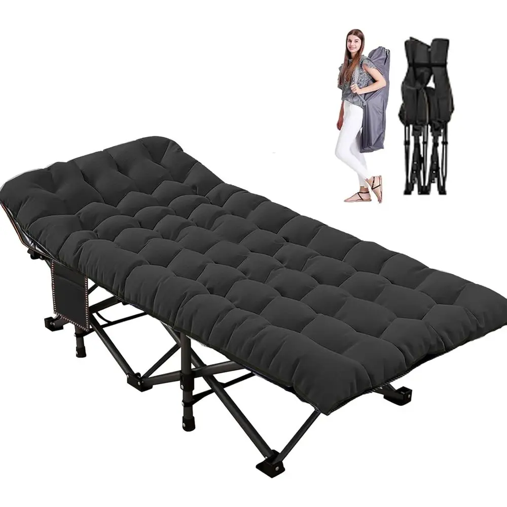 Extra-Large 78x32 Portable Camping Cot with Double Layer and Carry Bag for Outdoor, Beach, and Home Use
Extra-Large 78x32 Portable Camping Cot with Double Layer and Carry Bag for Outdoor, Beach, and Home Use