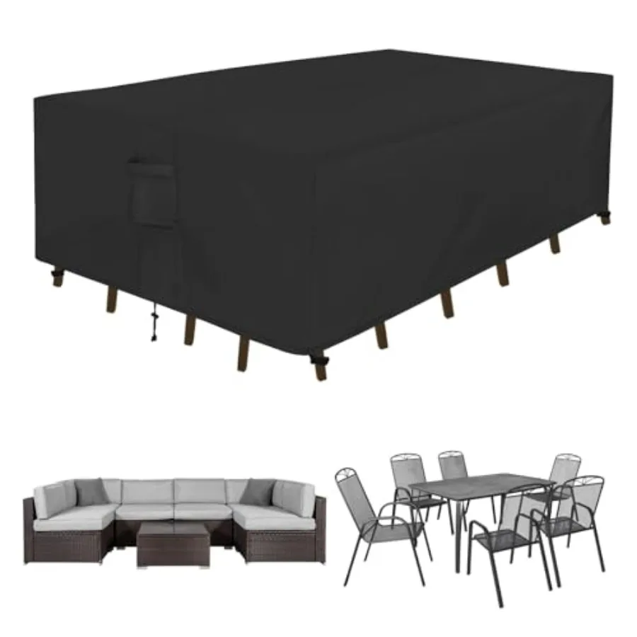 Rectangle Patio Furniture Cover Waterproof Outdoor Dining Table and Chair Cover Anti-UV Outside Sectional Sofa Set Covers
Rectangle Patio Furniture Cover Waterproof Outdoor Dining Table and Chair Cover Anti-UV Outside Sectional Sofa Set Covers
