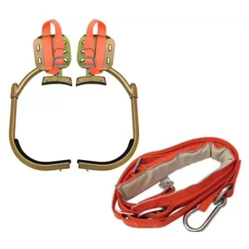 Telephone pole foot buckle pole climber National standard new thickened electrical foot buckle iron shoe communication cement
Telephone pole foot buckle pole climber National standard new thickened electrical foot buckle iron shoe communication cement