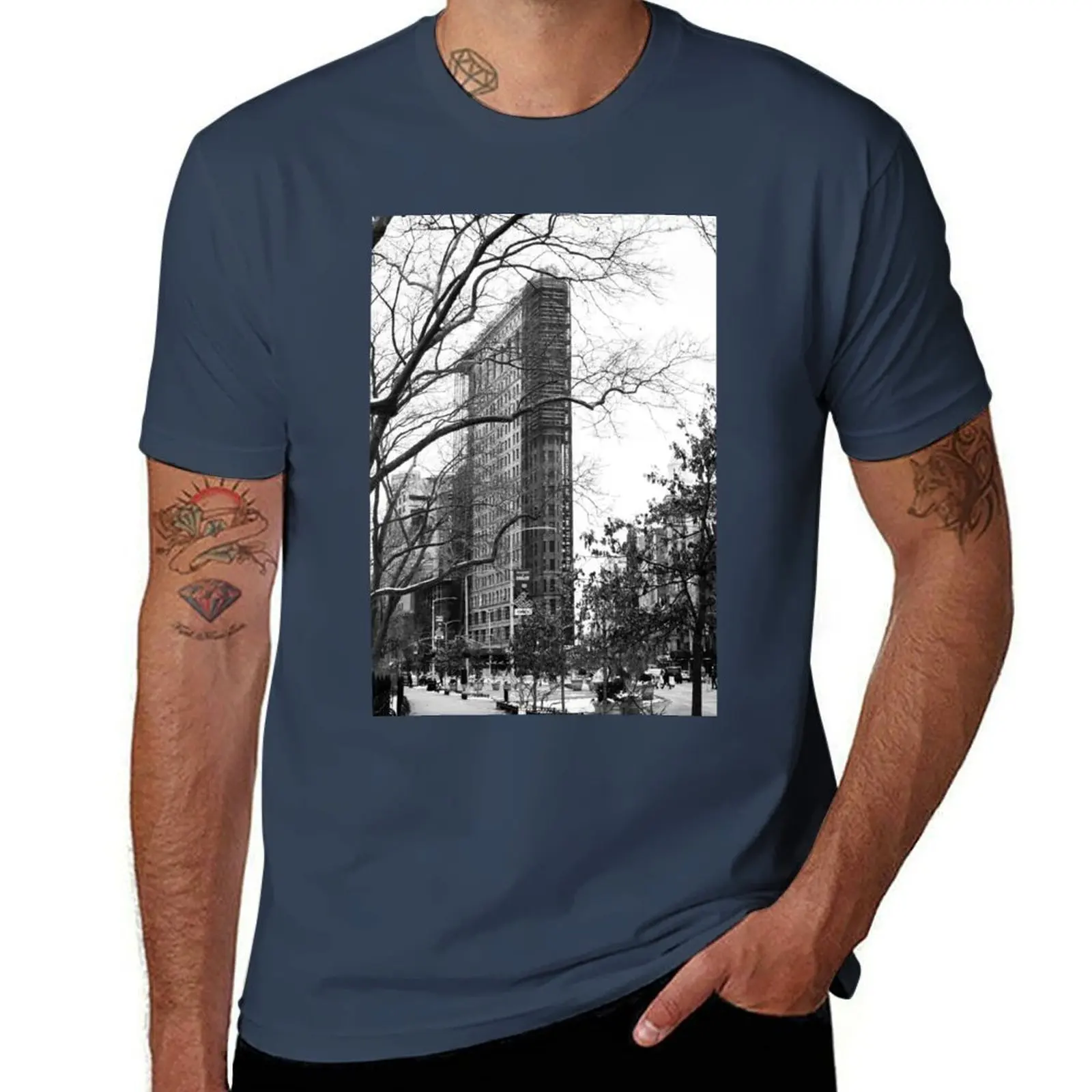 Flatiron NYC T-Shirt Regular Fit Plain Tee Shirt
Flatiron NYC T-Shirt Regular Fit Plain Tee Shirt
