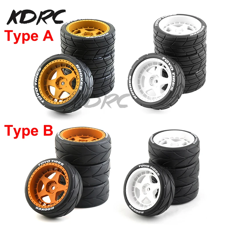 4PCS Rubber Tire And Wheel Tyre Set with 12mm Hub for Tamiya TT TT02B TA06 PTG-2 HPI 1/10 Scale RC Car Upgrade Parts Accessories
4PCS Rubber Tire And Wheel Tyre Set with 12mm Hub for Tamiya TT TT02B TA06 PTG-2 HPI 1/10 Scale RC Car Upgrade Parts Accessories