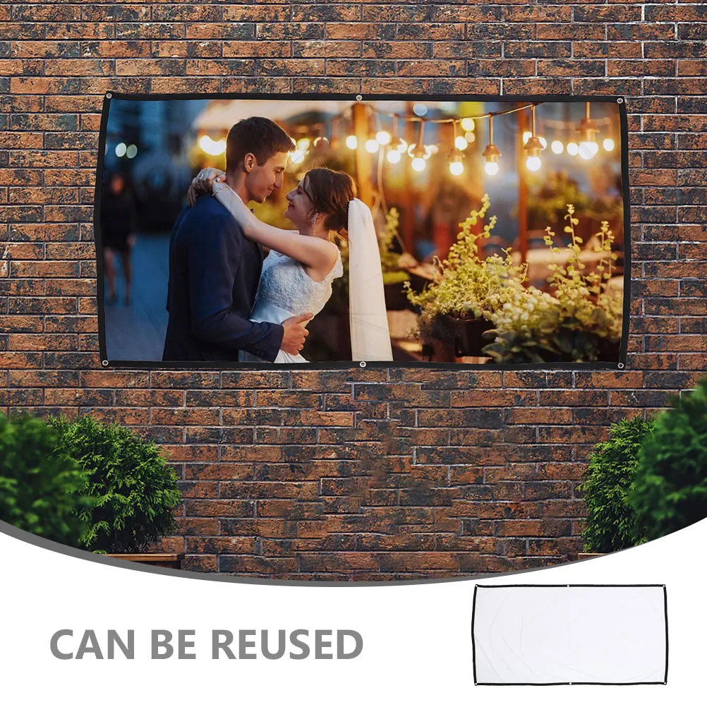 Portable Folding Projector Screen Polyester Material Large Size Lightweight for Outdoor Indoor Movie Use
Portable Folding Projector Screen Polyester Material Large Size Lightweight for Outdoor Indoor Movie Use