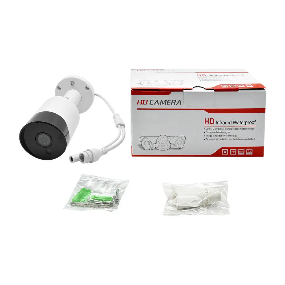 OEM 5 MP IR Built-in Mic Human Detection /Vehicle Detection HD 2.8/3.6 mm fixed lens Metal Fixed Bullet Network Camera
OEM 5 MP IR Built-in Mic Human Detection /Vehicle Detection HD 2.8/3.6 mm fixed lens Metal Fixed Bullet Network Camera