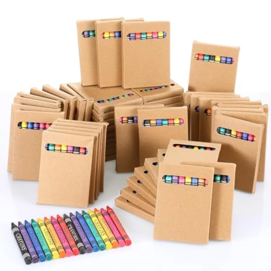 200 Packs Crayons Bulk Christmas 8 Color Crayon Individual Packs Mini Wrapped Wax for Birthday Party Supplies Teachers Classroo
200 Packs Crayons Bulk Christmas 8 Color Crayon Individual Packs Mini Wrapped Wax for Birthday Party Supplies Teachers Classroo