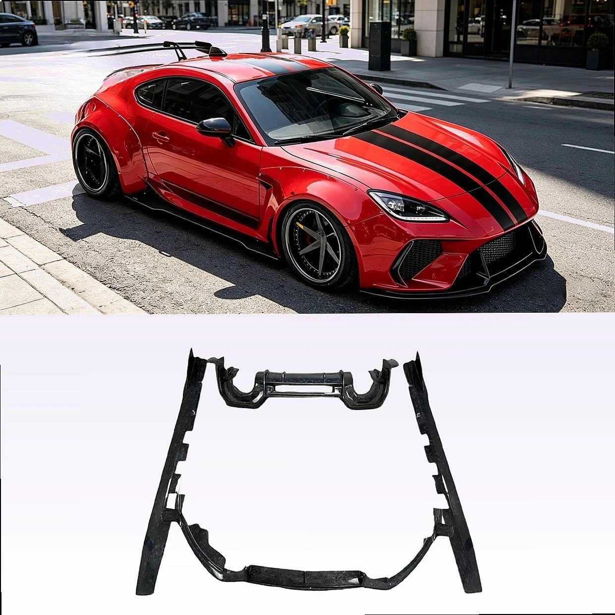 Body Kit for GR86 2021+ Front Lip Side Skirt Diffuser
Body Kit for GR86 2021+ Front Lip Side Skirt Diffuser
