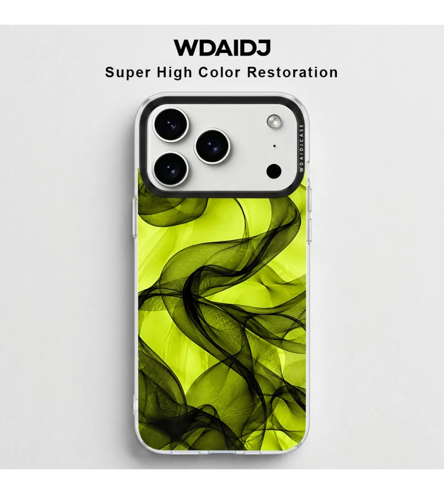 Stylish Neon Green Black Silk Ribbon Print Clear Phone Case for iPhone 13 14 15 16 17 Scratch Resistant Slim Fit Protective Case
Stylish Neon Green Black Silk Ribbon Print Clear Phone Case for iPhone 13 14 15 16 17 Scratch Resistant Slim Fit Protective Case