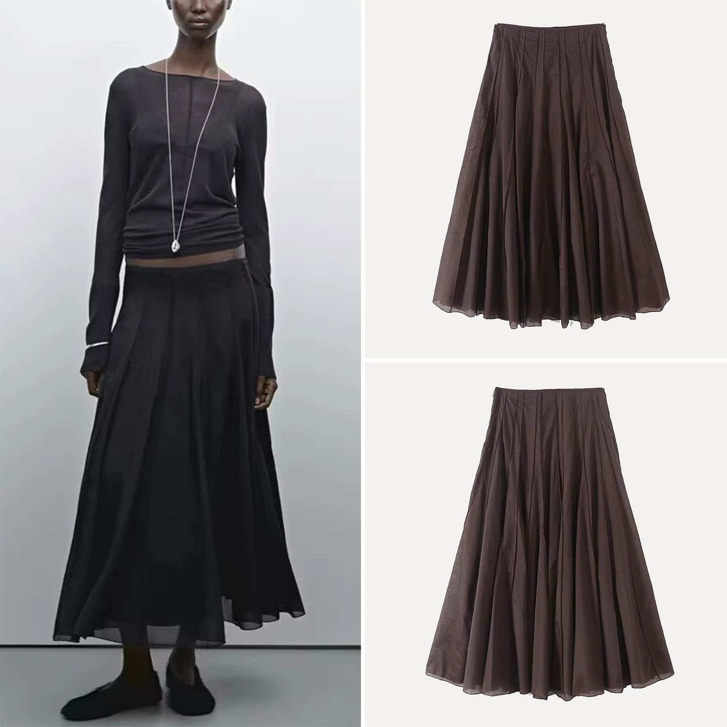 mat Fairy Aosphere A-Line f Skirt with Multiple Pleats in Thin Gauze for Women Summer New Arrival Z Brand
mat Fairy Aosphere A-Line f Skirt with Multiple Pleats in Thin Gauze for Women Summer New Arrival Z Brand