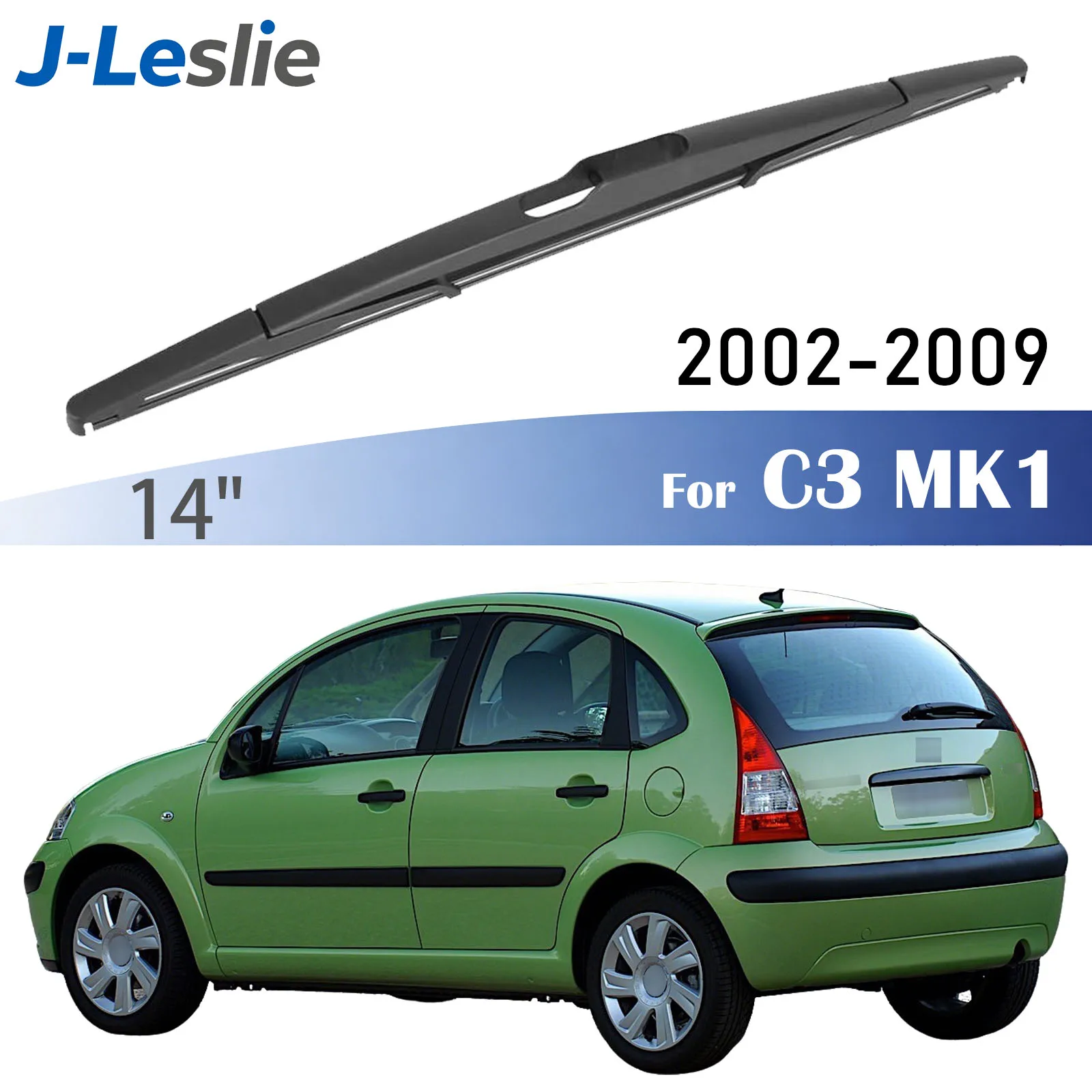 14" Rear Wiper Blade For Citroen C3 MK1 2002-2009 Windshield Windscreen Wipers Washer Window Rain Brushes Accessories
14" Rear Wiper Blade For Citroen C3 MK1 2002-2009 Windshield Windscreen Wipers Washer Window Rain Brushes Accessories