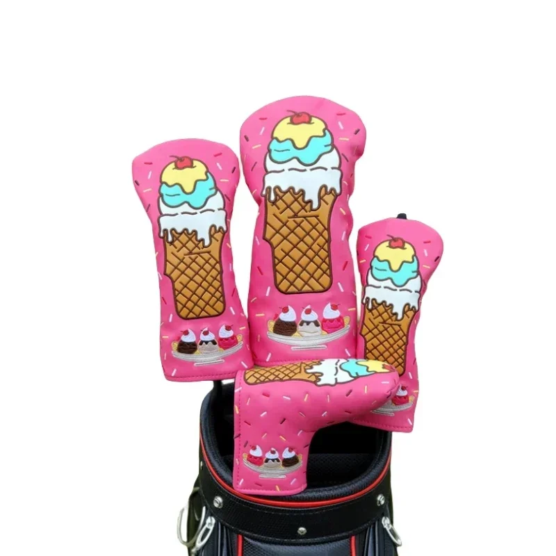 Golf outdoor practice, 3-color ice cream driver, fairway wood, iron, putter club cover, free shipping
Golf outdoor practice, 3-color ice cream driver, fairway wood, iron, putter club cover, free shipping