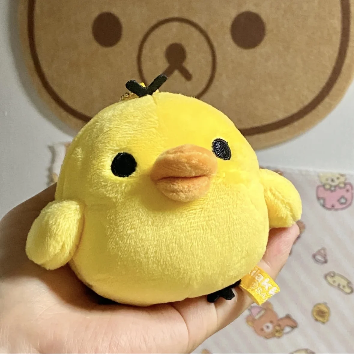 Kawaii 7cm Kiiroitori Plush Doll Keychain Rilakkuma's Friends Cute Yellow Chicken Backpack Charm Mini Pendant Girls&Kids Gifts
Kawaii 7cm Kiiroitori Plush Doll Keychain Rilakkuma's Friends Cute Yellow Chicken Backpack Charm Mini Pendant Girls&Kids Gifts