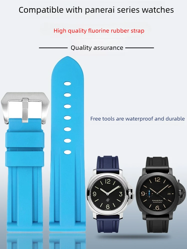 Suitable for Panerai for Dituo for Longines for Tissot Military Watch Zenith Waterproof Fluororubber Watch Strap 22/24mm Men
Suitable for Panerai for Dituo for Longines for Tissot Military Watch Zenith Waterproof Fluororubber Watch Strap 22/24mm Men