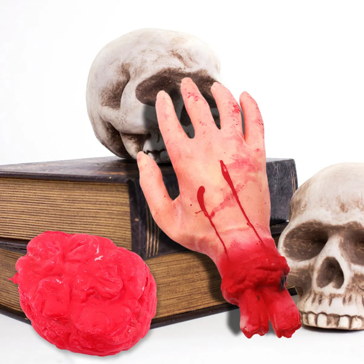2Pcs Halloween Heart Brain Horror Props Realistic Scary Body Parts Decoration for Party Pranks Halloween Atmosphere
2Pcs Halloween Heart Brain Horror Props Realistic Scary Body Parts Decoration for Party Pranks Halloween Atmosphere