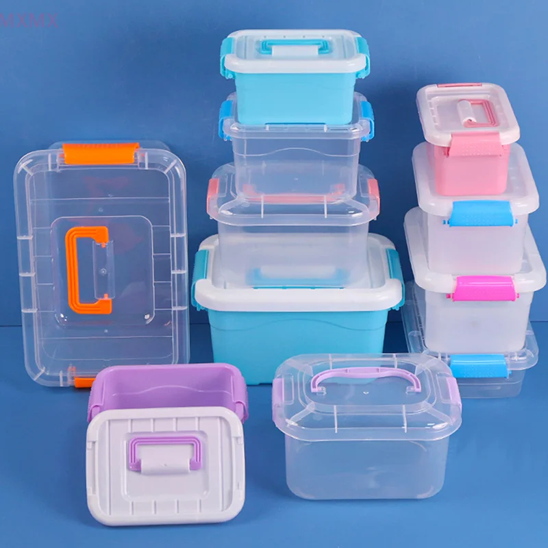 Large Capacity Plastic Storage Box With Lid Portable Kids Toys Stationery Case Cosmetics Jewelry Sorting Box Tools Container
Large Capacity Plastic Storage Box With Lid Portable Kids Toys Stationery Case Cosmetics Jewelry Sorting Box Tools Container