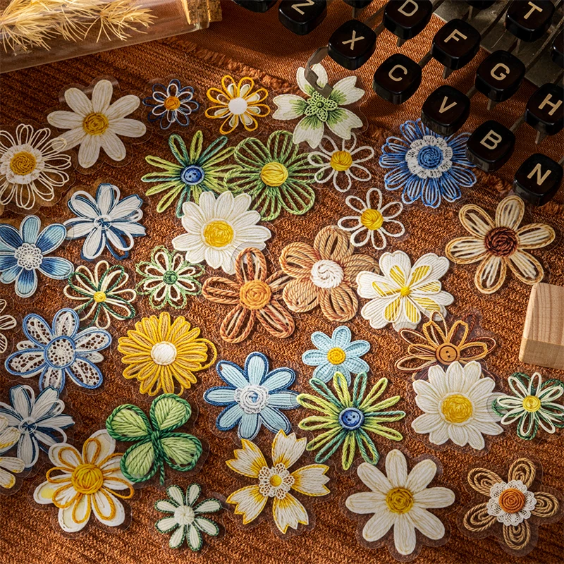 40pcs/pack Vintage Embroidered Flowers Plant Stickers DIY Diary Decorative Scrapbook Journal Photo Album Crafts label Stickers
40pcs/pack Vintage Embroidered Flowers Plant Stickers DIY Diary Decorative Scrapbook Journal Photo Album Crafts label Stickers