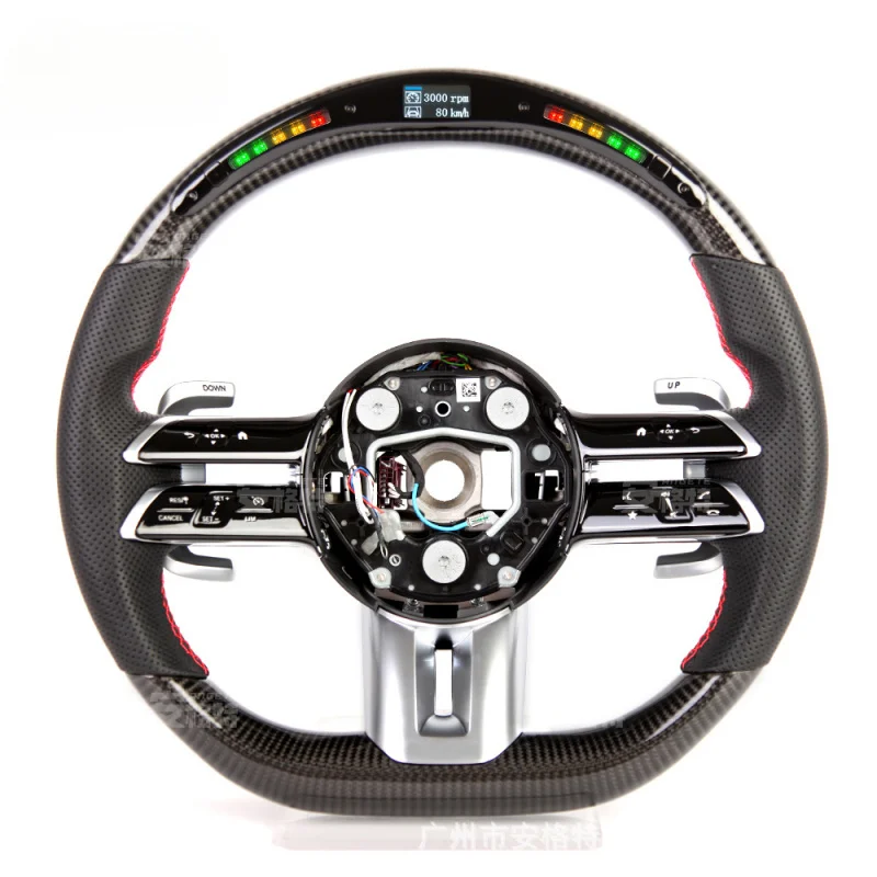 For Mercedes-Benz C/E/S-Class Old Model AMG Carbon Fiber LED Steering Wheel Assembly (Old-to-New Modified Part)
For Mercedes-Benz C/E/S-Class Old Model AMG Carbon Fiber LED Steering Wheel Assembly (Old-to-New Modified Part)