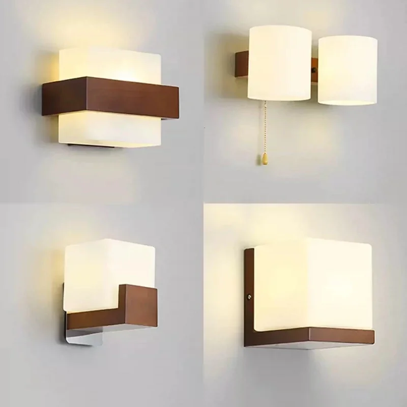 2025 Walnut Color Wood Wall Lamp LED E27 Bulb Bedroom Bedside Wall Light For Living Room Study Stair Corridor Entrance Indoor Fi
2025 Walnut Color Wood Wall Lamp LED E27 Bulb Bedroom Bedside Wall Light For Living Room Study Stair Corridor Entrance Indoor Fi