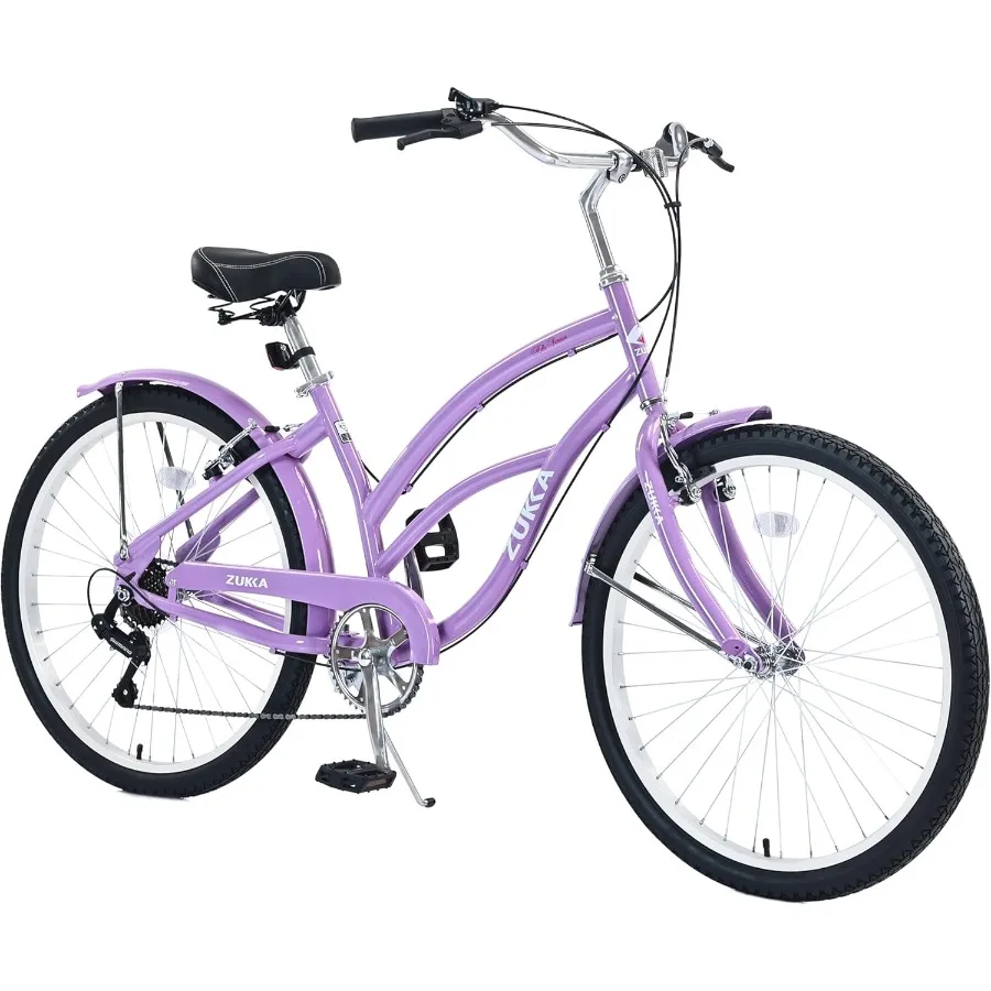 26inch Wheel Beach Cruiser Bike with 7Speed Driven System and VBrake for Comfortable Urban Commuting Ideal for Women Men and Se
26inch Wheel Beach Cruiser Bike with 7Speed Driven System and VBrake for Comfortable Urban Commuting Ideal for Women Men and Se