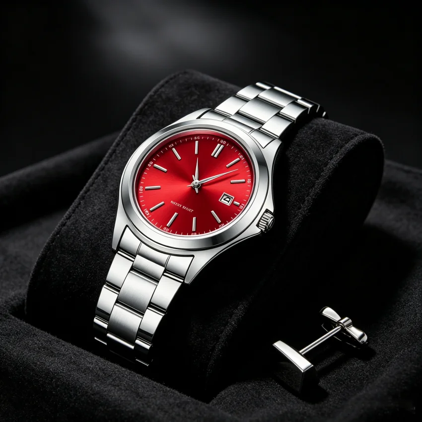 2026 New Men's Watch Luxury Red Sunburst Dial Stainless Steel Quartz Watch with Date Waterproof Sport Relogio Masculino
2026 New Men's Watch Luxury Red Sunburst Dial Stainless Steel Quartz Watch with Date Waterproof Sport Relogio Masculino