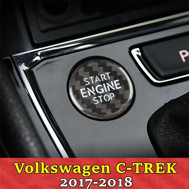 For VW Volkswagen C-TREK Car Engine Start Stop Button Cover Real Carbon Fiber Sticker 2017 2018
For VW Volkswagen C-TREK Car Engine Start Stop Button Cover Real Carbon Fiber Sticker 2017 2018