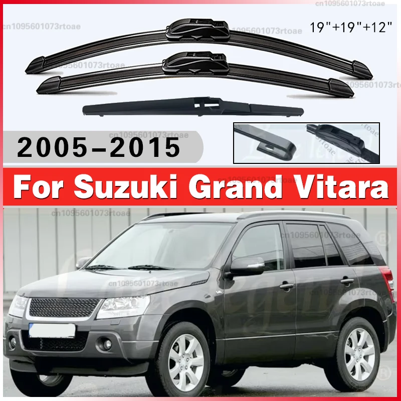 Front Rear Wiper Blades Set Kit For Suzuki Grand Vitara 2005 - 2015 Windshield Window Windscreen 19"19"12" 2014 2013 2012 2011
Front Rear Wiper Blades Set Kit For Suzuki Grand Vitara 2005 - 2015 Windshield Window Windscreen 19"19"12" 2014 2013 2012 2011