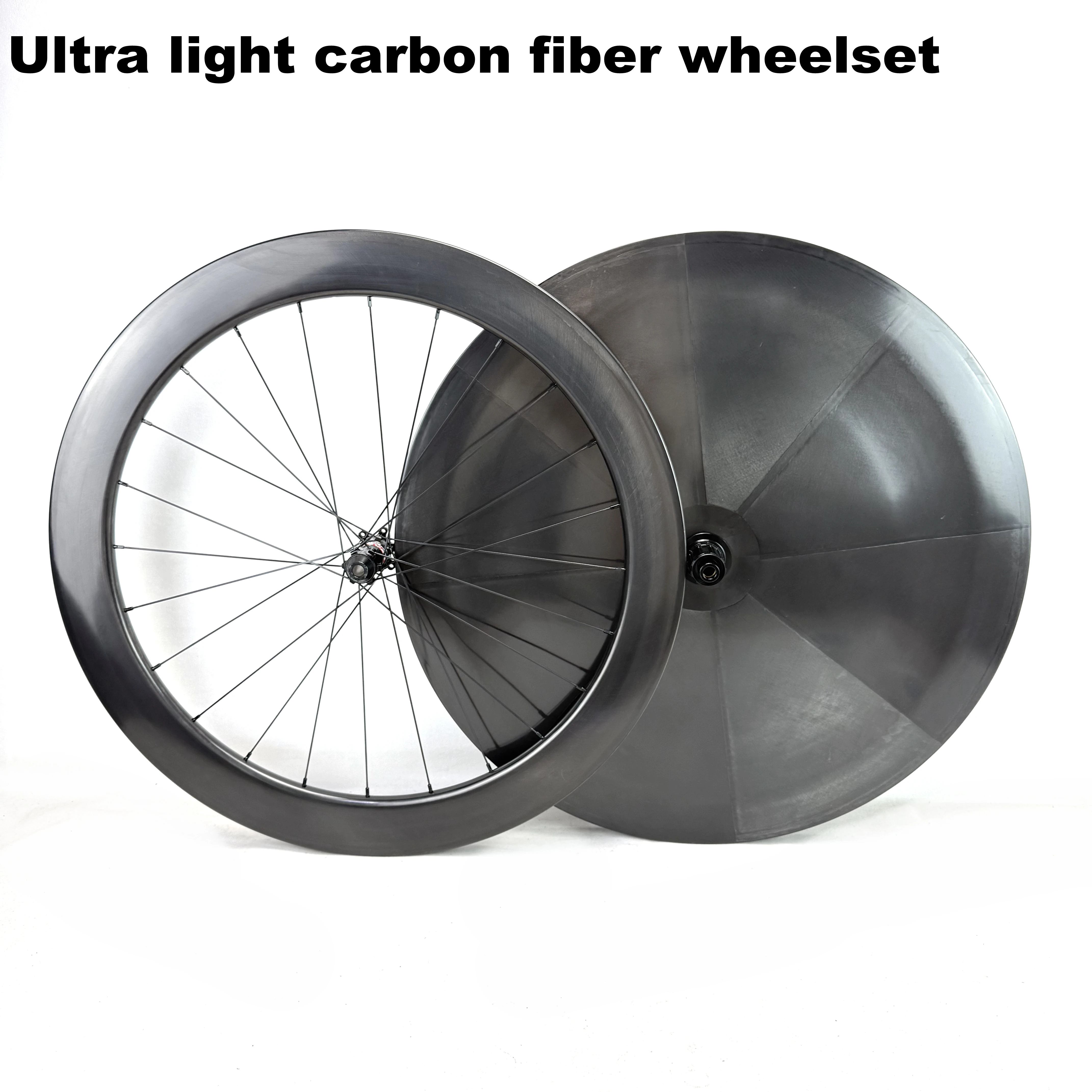 700C Ultra Light 1650g!! Road Bike TT Disc Brake Bicycle Carbon Fiber Wheelset Front Spoke Wheel Rear Closed Disc Wheel Tubeless
700C Ultra Light 1650g!! Road Bike TT Disc Brake Bicycle Carbon Fiber Wheelset Front Spoke Wheel Rear Closed Disc Wheel Tubeless