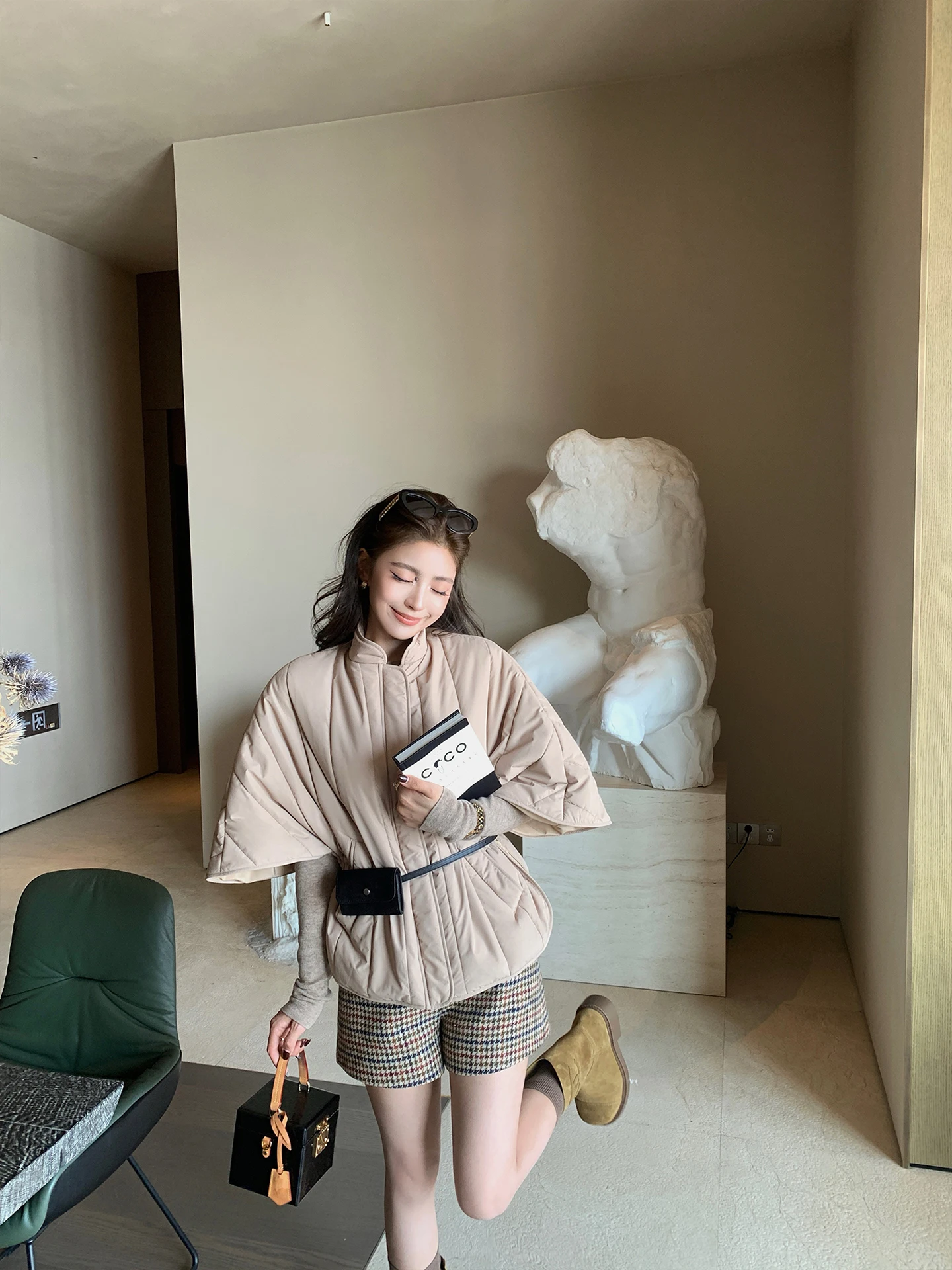 Зимнее пальто Ele Sister Sle из хлопка с дизайнерскими рукавами и поясной сумкой, в европейском стиле, Lilylikes, с длинными рукавами
Зимнее пальто Ele Sister Sle из хлопка с дизайнерскими рукавами и поясной сумкой, в европейском стиле, Lilylikes, с длинными рукавами