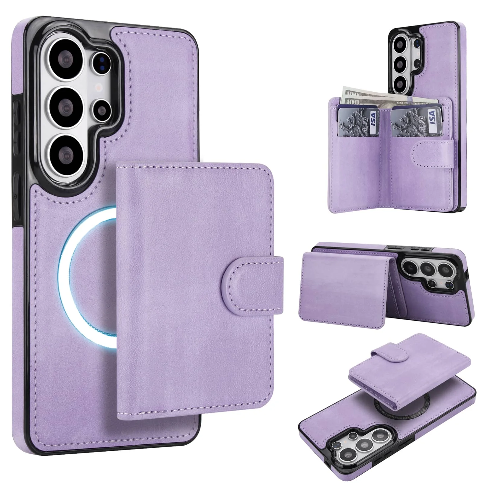 Wallet Case for Samsung Galaxy S26 Ultra/S26 Plus/S26 Compatible with Magnetic, Detachable Magnetic Wallet Case with Card Slot
Wallet Case for Samsung Galaxy S26 Ultra/S26 Plus/S26 Compatible with Magnetic, Detachable Magnetic Wallet Case with Card Slot