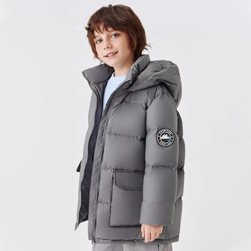 High-End Children's Down Coat Long Hooded Outerwear Winter Boys Girls Windproof Waterproof Warm Down Jacket A4810
High-End Children's Down Coat Long Hooded Outerwear Winter Boys Girls Windproof Waterproof Warm Down Jacket A4810